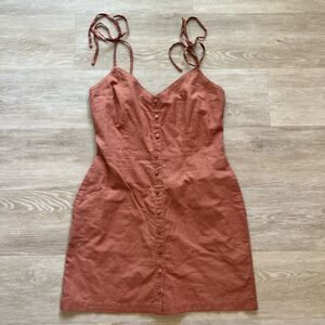 Abercrombie & Fitch Spaghetti Strap Dress 100% Cotton-Size M